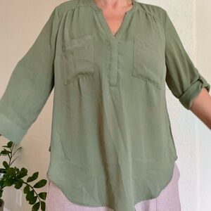 Torrid Sage Green Harper Women's Blouse